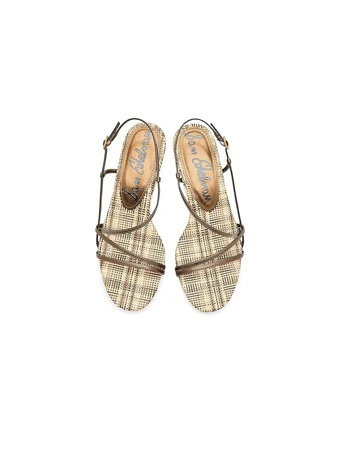 Туфли на каблуке Cora Sam Edelman — изображение 2 из 4, золотистый