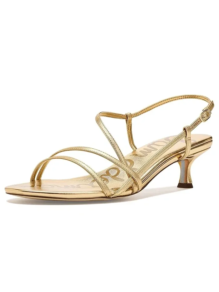 Туфли на каблуке Cora Sam Edelman — изображение 1 из 4, золотистый