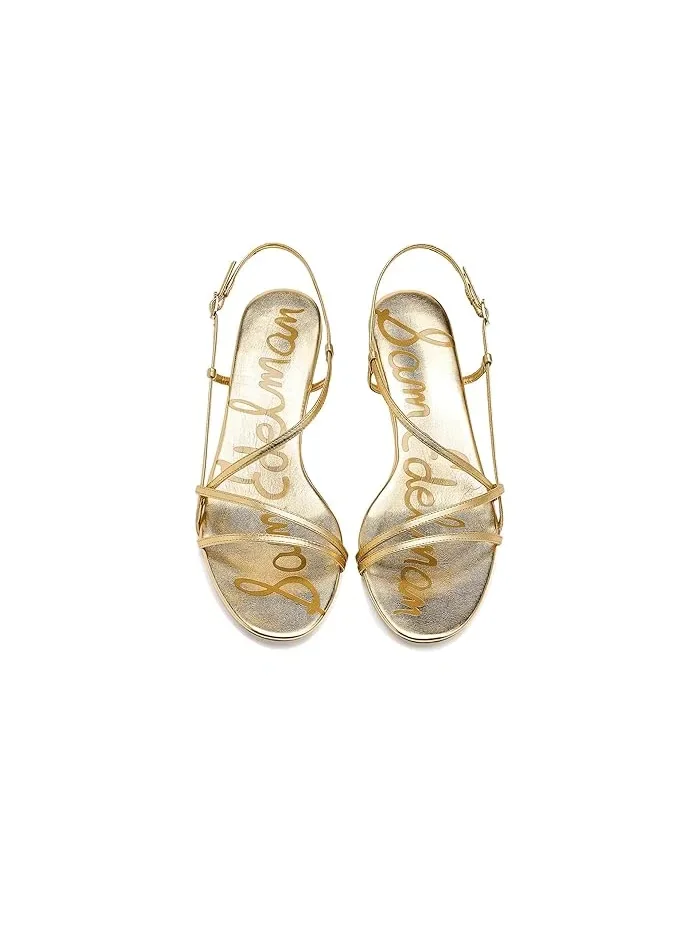 Туфли на каблуке Cora Sam Edelman — изображение 2 из 4, золотистый