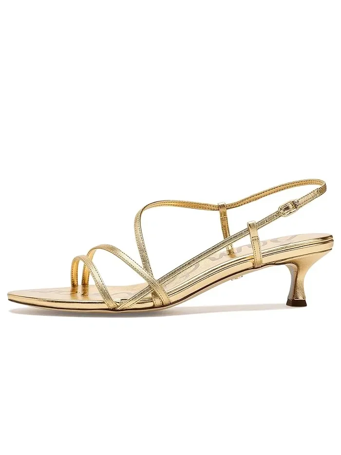 Туфли на каблуке Cora Sam Edelman — изображение 4 из 4, золотистый