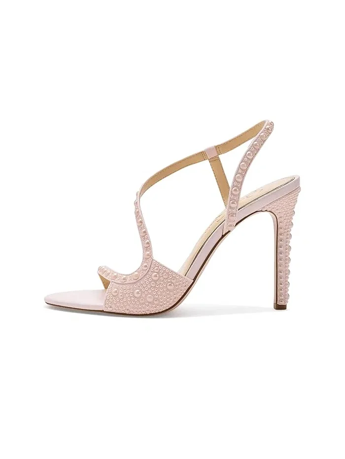 Туфли на каблуке с кристаллами Jaycin Jessica Simpson — изображение 4 из 4, розовый