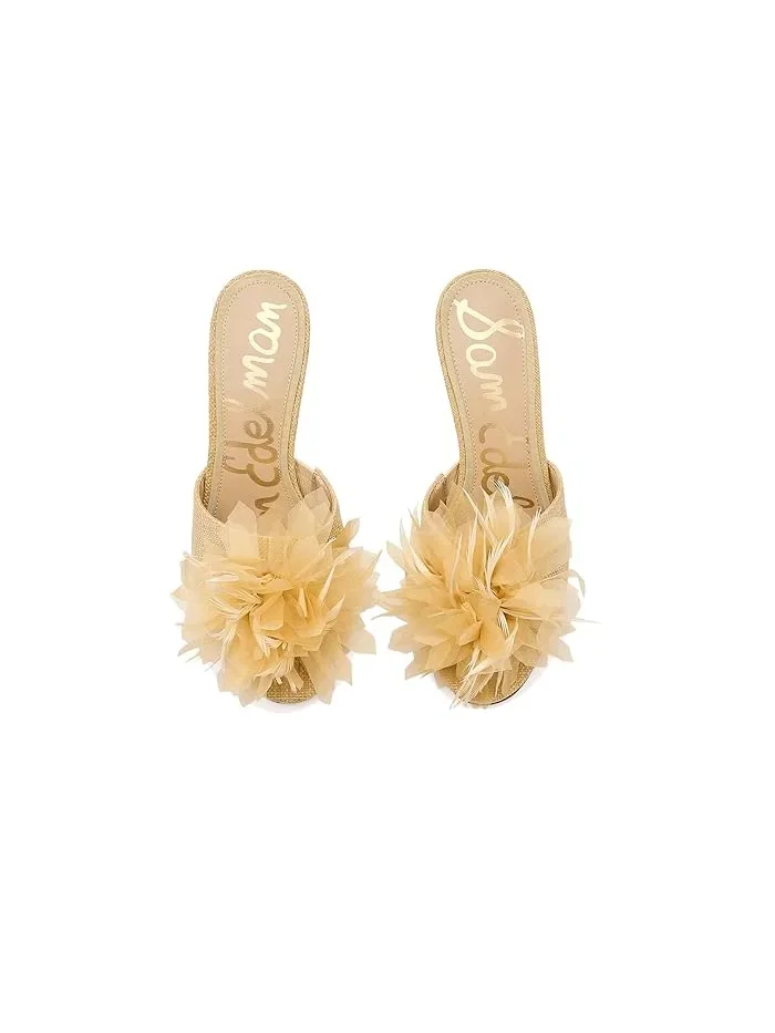 Туфли с цветочным декором Jace Sam Edelman — изображение 2 из 4, миндальный