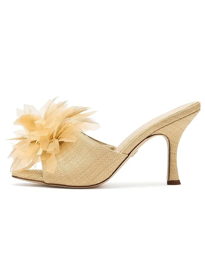 Туфли с цветочным декором Jace Sam Edelman — изображение 4 из 4, миндальный