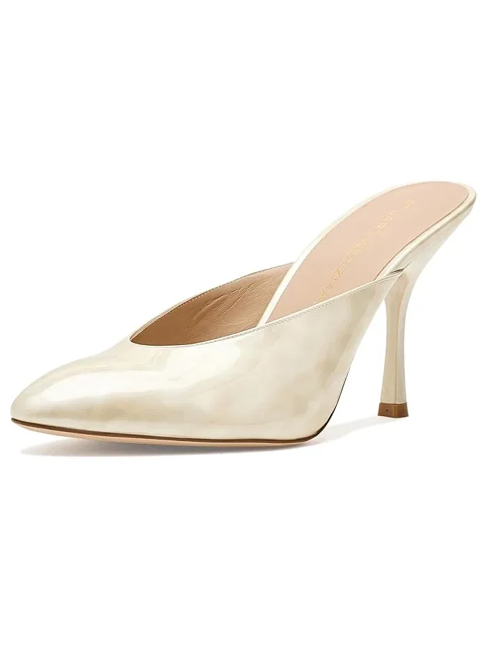 Туфли на каблуке Vinnie 85 Stuart Weitzman, Linen