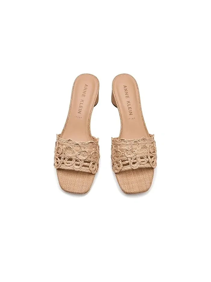 Босоножки на каблуке Flores Anne Klein — изображение 2 из 4, натуральный