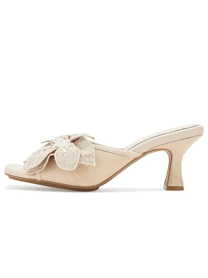 Туфли с цветочным декором Julia Anne Klein — изображение 4 из 4, кость