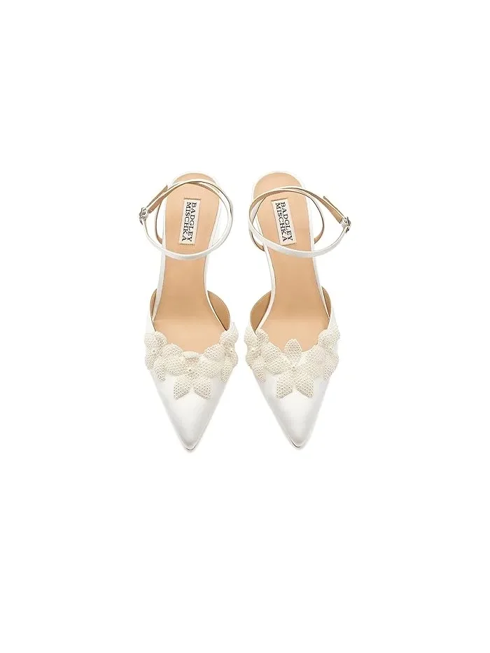 Туфли на каблуке Whitman Badgley Mischka — изображение 2 из 4, белый