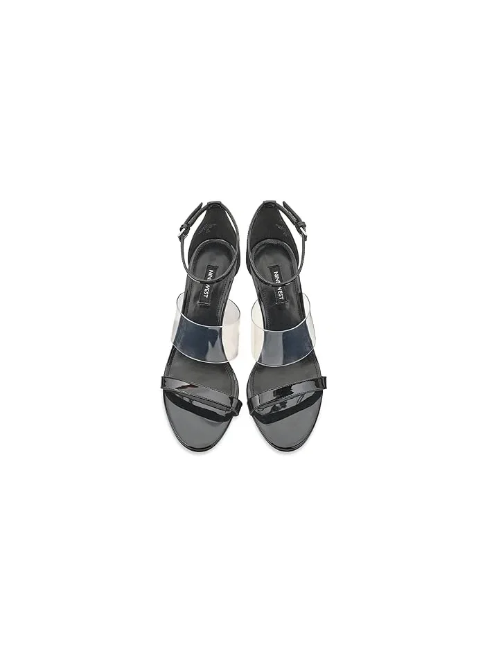 Туфли на каблуке Vallie Nine West — изображение 2 из 4, прозрачный/черный