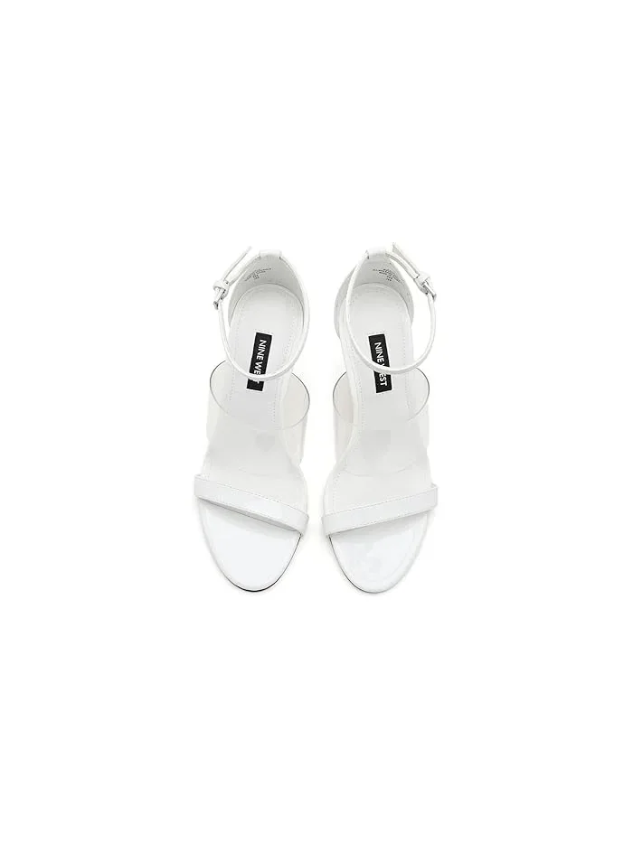 Туфли на каблуке Vallie Nine West — изображение 2 из 4, прозрачный/белый