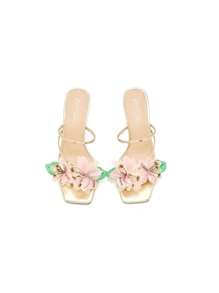 Туфли на каблуке Wells Blue by Betsey Johnson — изображение 2 из 4, светлый золотистый