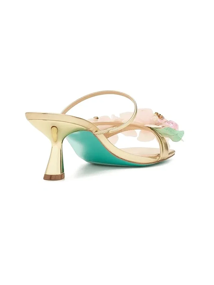 Туфли на каблуке Wells Blue by Betsey Johnson — изображение 3 из 4, светлый золотистый