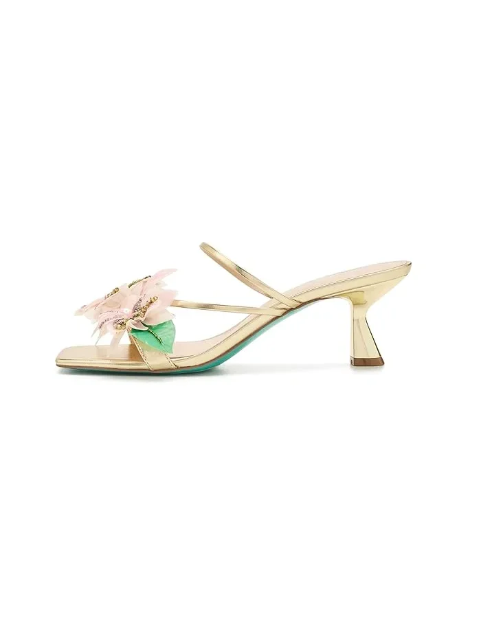 Туфли на каблуке Wells Blue by Betsey Johnson — изображение 4 из 4, светлый золотистый