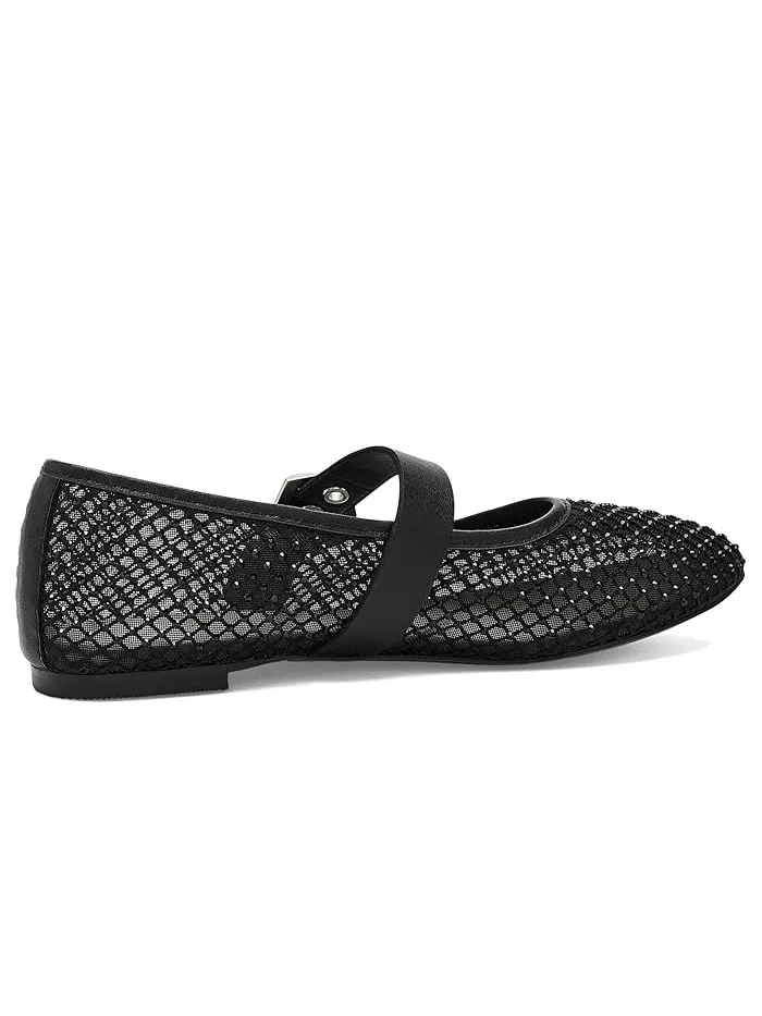 Туфли с кристаллами Holly Mesh AllSaints — изображение 3 из 4, черный