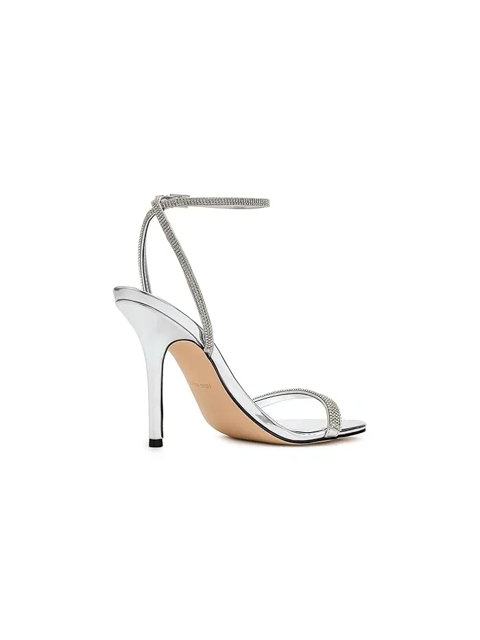 Туфли на каблуке Stodia Nine West — изображение 2 из 4, серебристый металлик