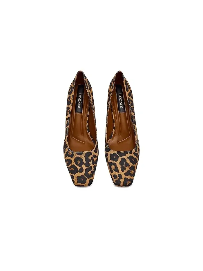 Туфли на каблуке Salino Franco Sarto, Camel Leopard Print — изображение 2 из 4, верблюжий