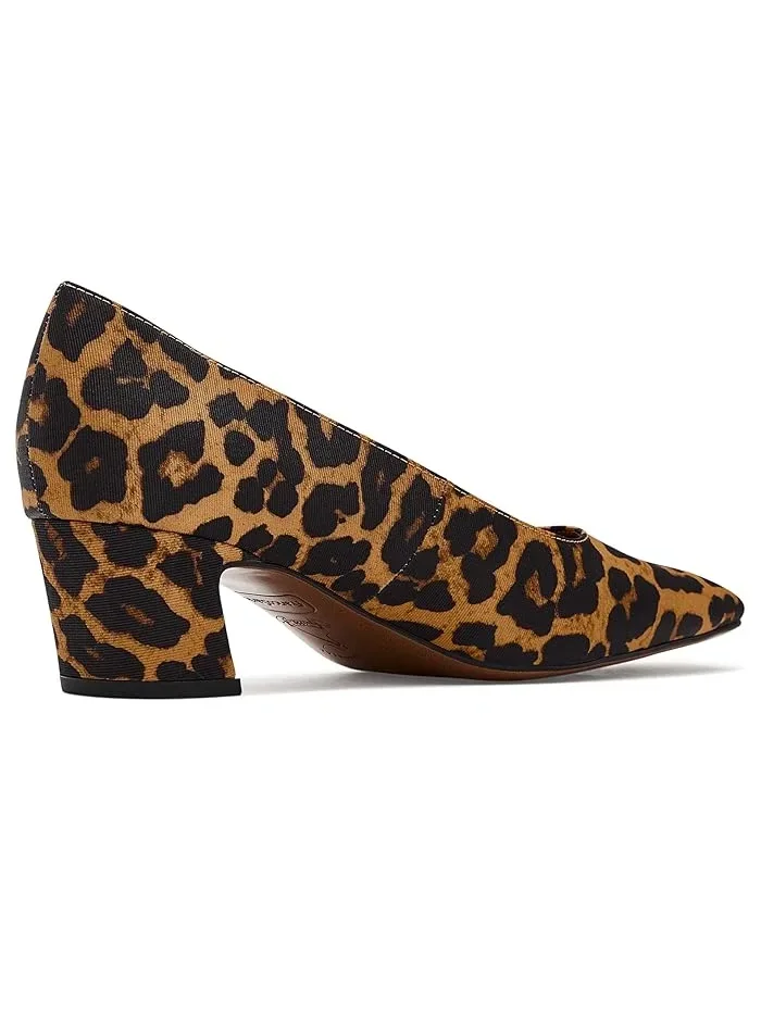 Туфли на каблуке Salino Franco Sarto, Camel Leopard Print — изображение 3 из 4, верблюжий