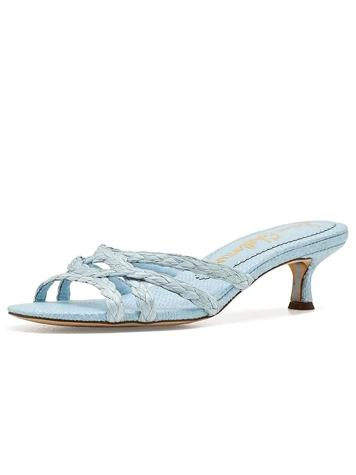Туфли на каблуке с открытым носком Camille Sam Edelman — изображение 1 из 4, синий