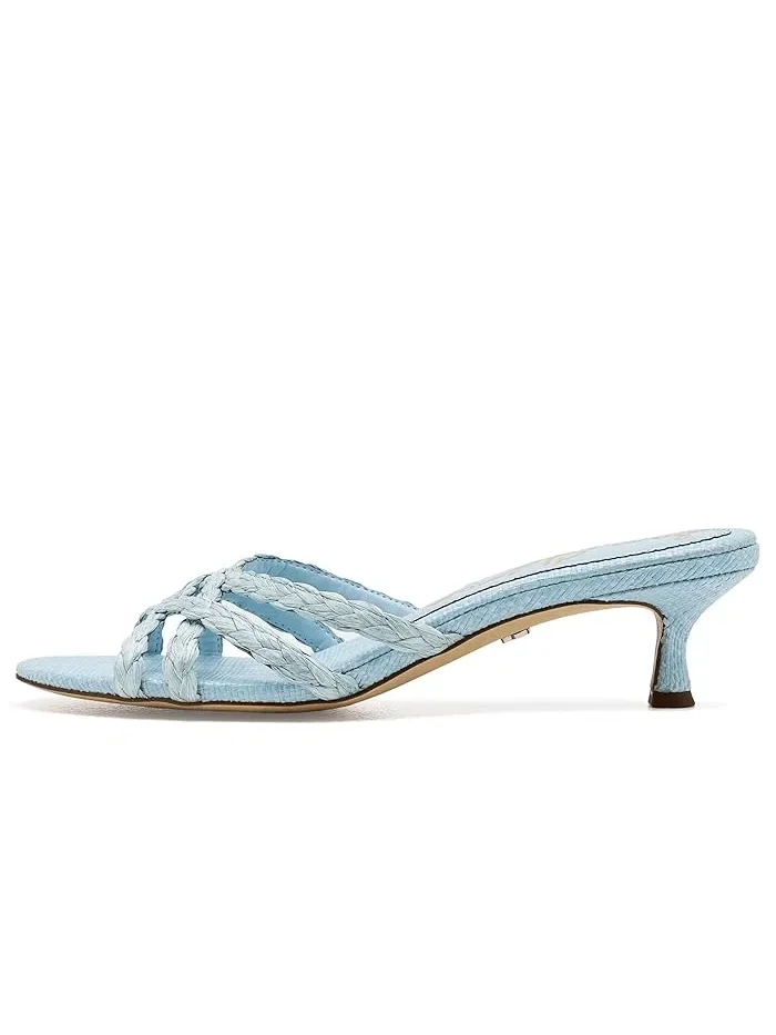 Туфли на каблуке с открытым носком Camille Sam Edelman — изображение 4 из 4, синий