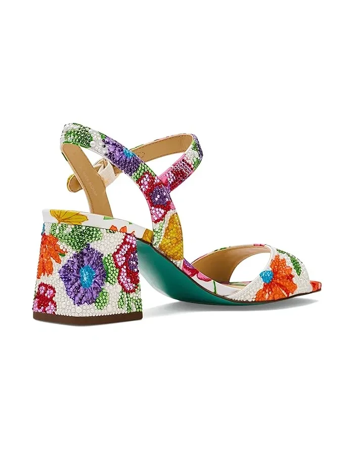 Туфли на каблуке Tamy Blue by Betsey Johnson — изображение 3 из 4, яркий мульти