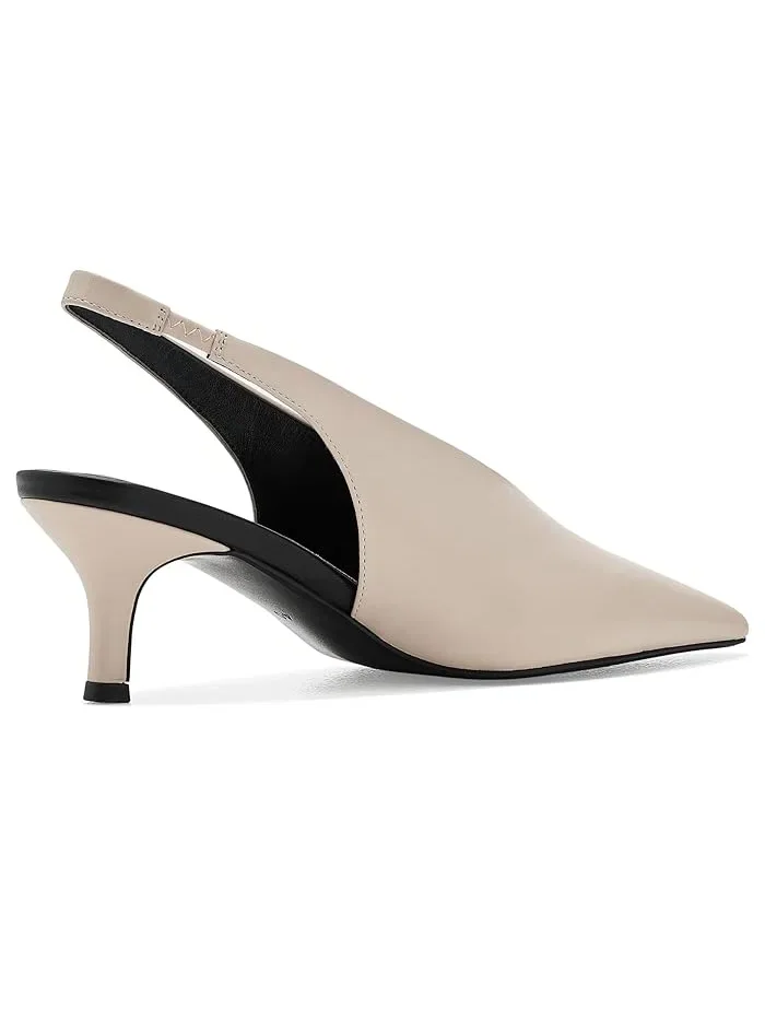 Туфли на каблуке Alix Slingback Amie Rafa — изображение 3 из 4, кость