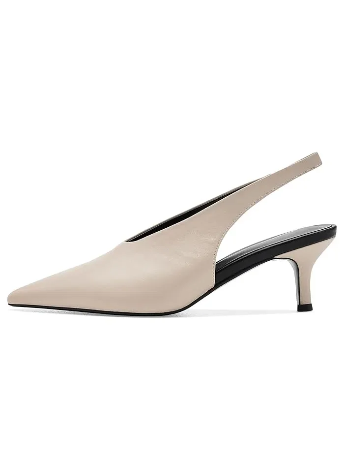 Туфли на каблуке Alix Slingback Amie Rafa — изображение 4 из 4, кость