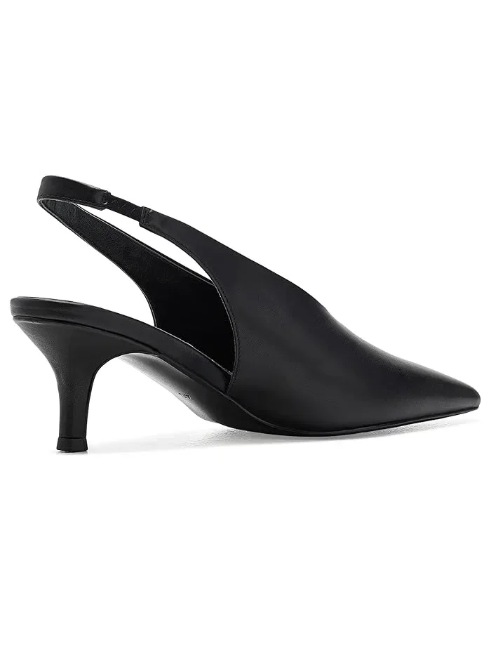 Туфли на каблуке Alix Slingback Pumps Amie Rafa — изображение 3 из 4, черный