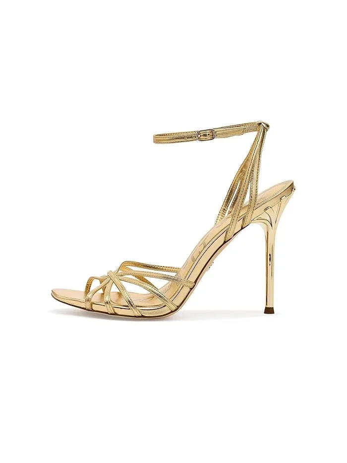 Туфли на каблуке Lili Sam Edelman — изображение 4 из 4, золотистый