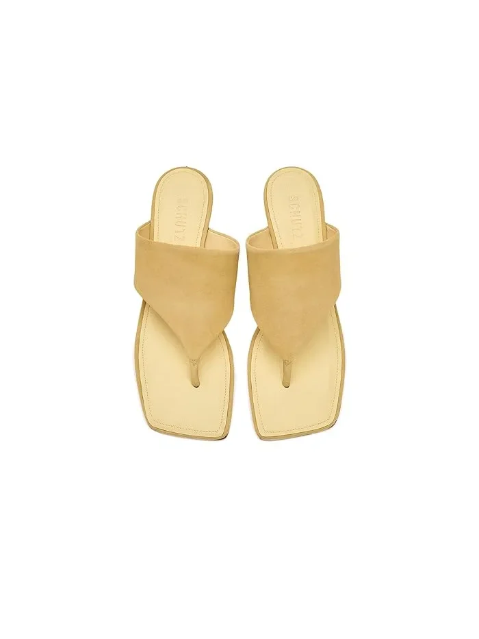 Туфли на каблуке Sage Mid Stiletto Schutz — изображение 2 из 4, желтый