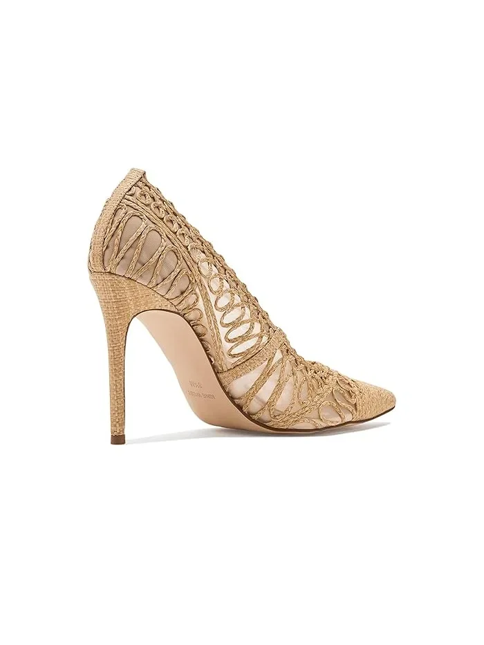 Туфли на каблуке с острым носком Frista Nine West — изображение 3 из 4, натуральный