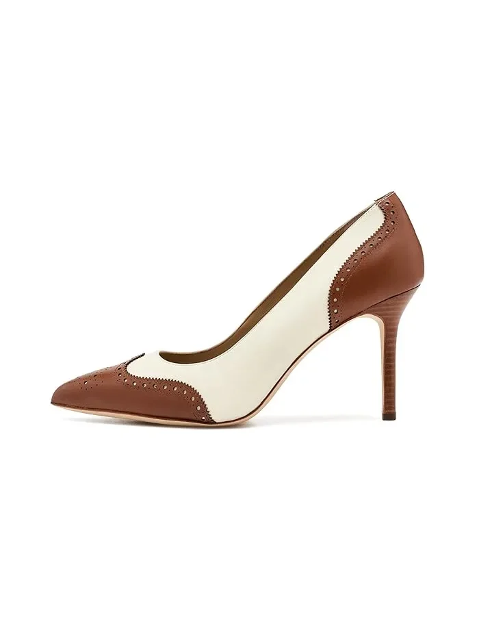 Туфли перфорированные Lynden Lauren Ralph Lauren — изображение 4 из 4, бежевый