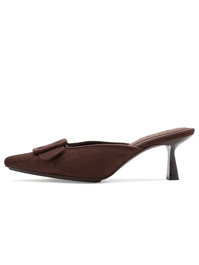 Туфли-мюли с каблуком Cassia Anne Klein — изображение 4 из 4, шоколад