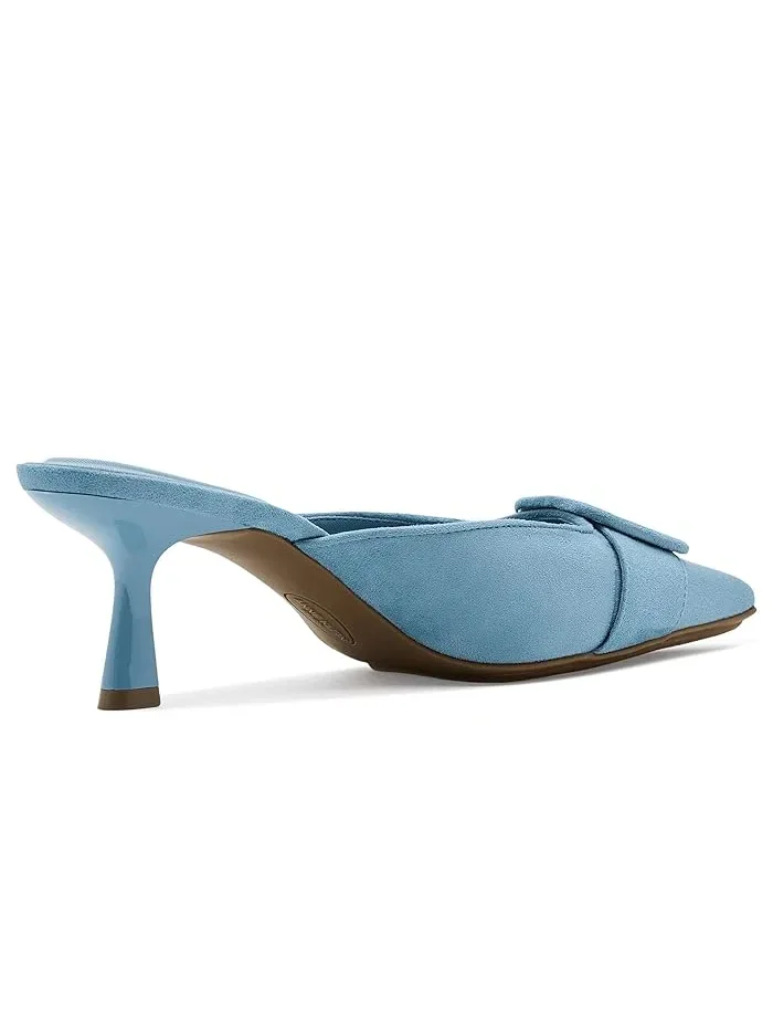 Туфли-мюли на каблуке Cassia Anne Klein — изображение 3 из 4, синий