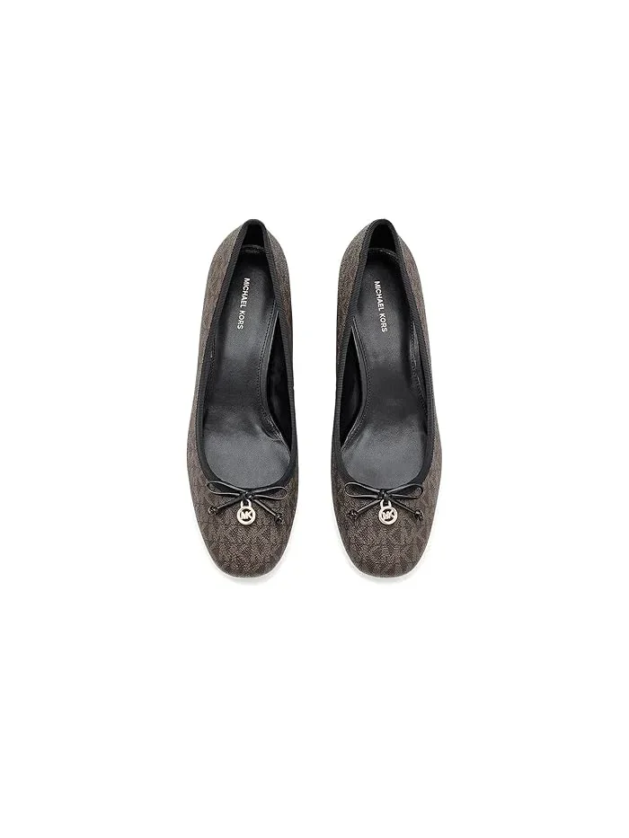 Туфли балетки с бантом Piper Flex Mid MICHAEL Michael Kors — изображение 2 из 4, коричневый