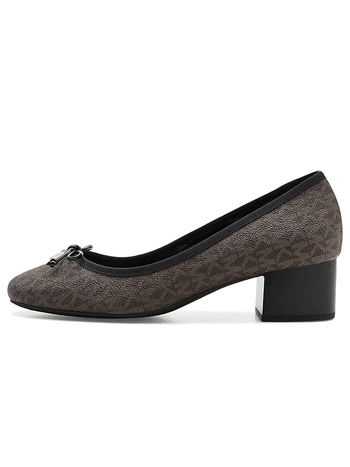 Туфли балетки с бантом Piper Flex Mid MICHAEL Michael Kors — изображение 4 из 4, коричневый