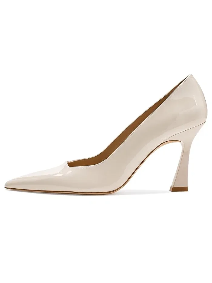 Туфли Vinnie 85 Pump Stuart Weitzman — изображение 4 из 4, бежевый