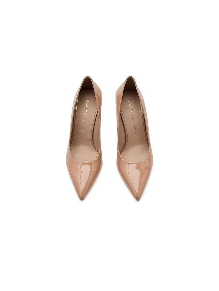 Туфли на каблуке Vinnie 85 Stuart Weitzman — изображение 2 из 4, коричневый