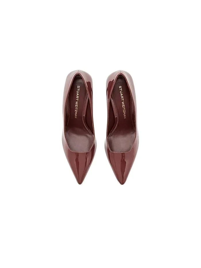 Туфли на каблуке Vinnie 85 Stuart Weitzman — изображение 2 из 4, коричневый