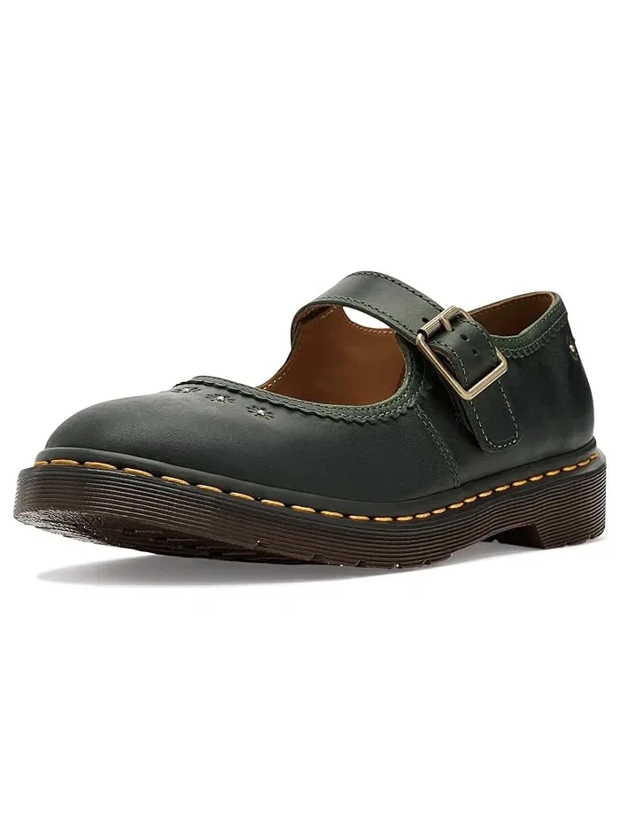 Туфли Mary Jane Flower Dr. Martens — изображение 1 из 4, зеленый