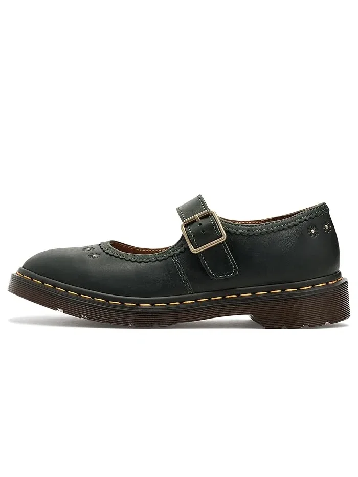 Туфли Mary Jane Flower Dr. Martens — изображение 4 из 4, зеленый