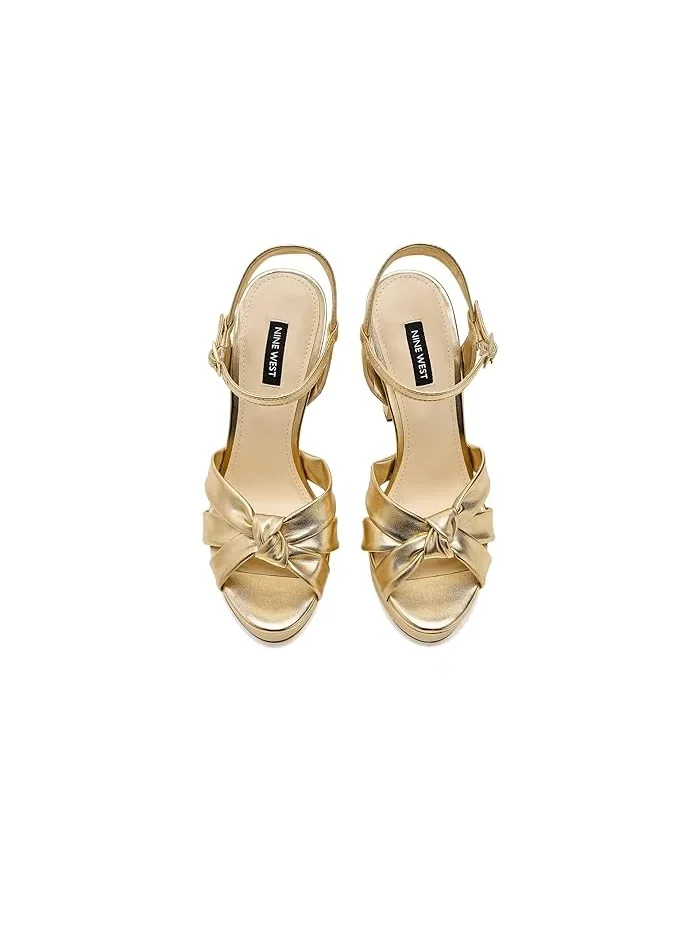 Туфли-лодочки на каблуке Windee Nine West — изображение 2 из 4, золото