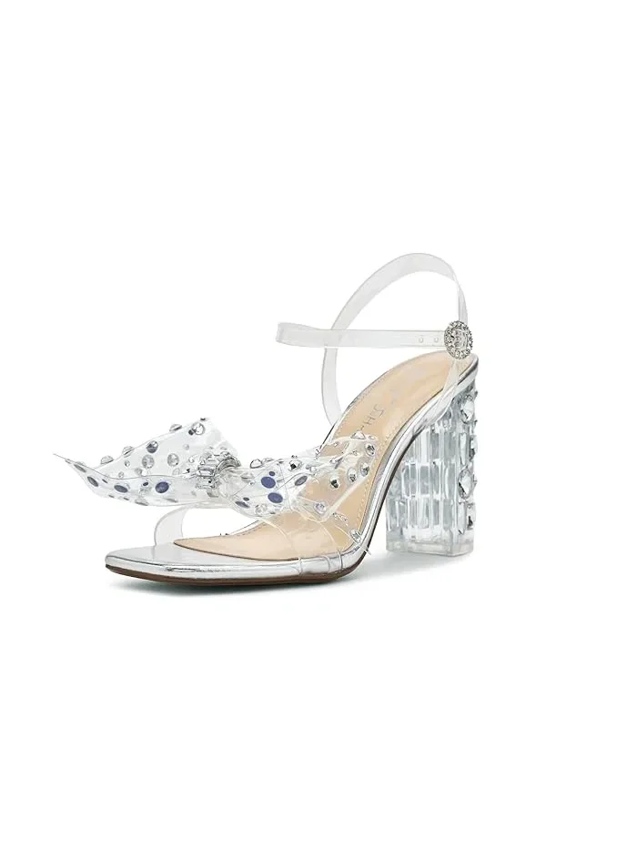 Туфли на каблуке с бантом Pratt Blue by Betsey Johnson