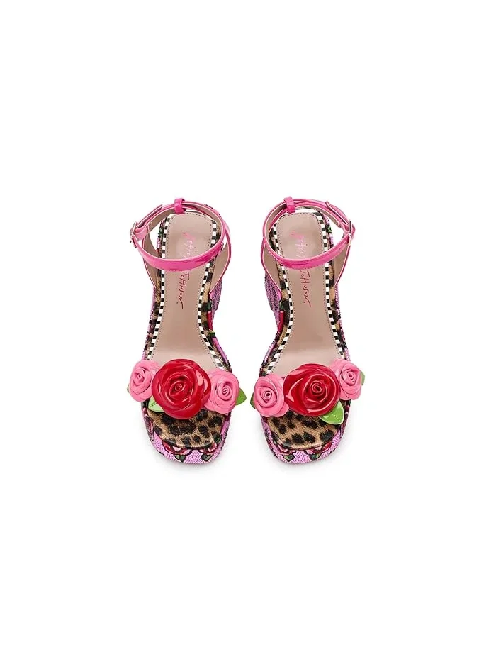 Туфли на каблуке с цветочным принтом Lizzete Blue by Betsey Johnson — изображение 2 из 4, розовый