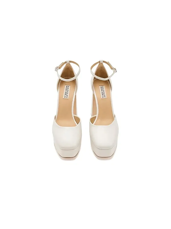 Туфли-лодочки на платформе Jayda II Badgley Mischka — изображение 2 из 4, белый