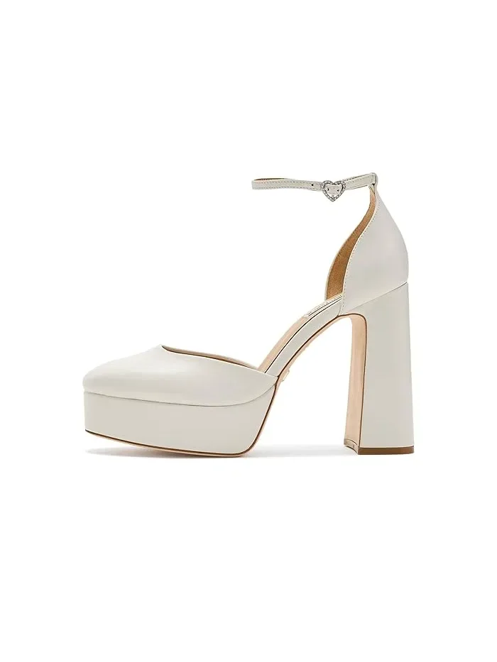 Туфли-лодочки на платформе Jayda II Badgley Mischka — изображение 4 из 4, белый