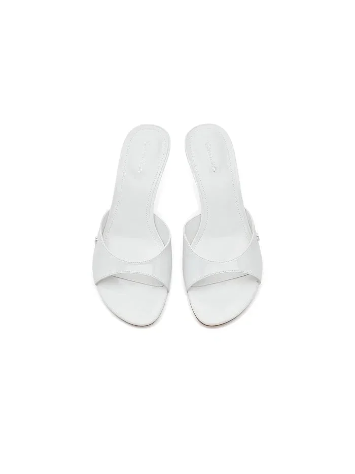 Туфли-лодочки на каблуке Vixie Calvin Klein — изображение 2 из 4, белый