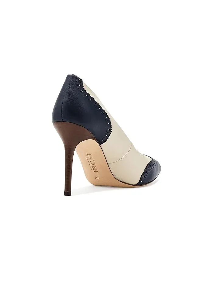Туфли Lynden из перфорированной кожи Lauren Ralph Lauren — изображение 3 из 4, темно-синий