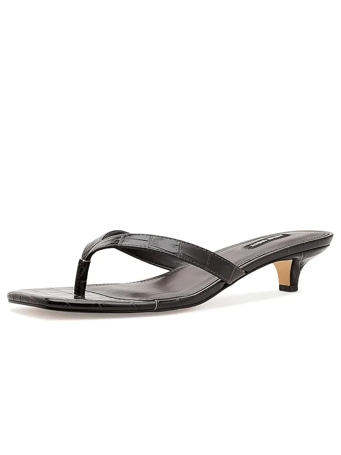 Туфли-лодочки на каблуке Cassa Nine West — изображение 1 из 4, темный коричневый