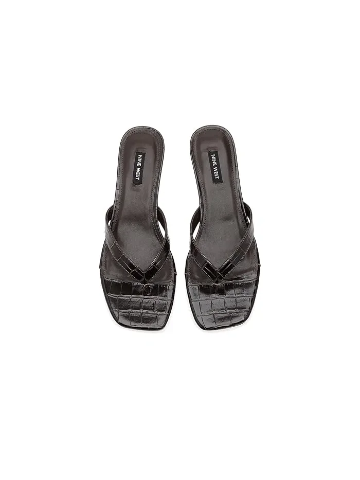 Туфли-лодочки на каблуке Cassa Nine West — изображение 2 из 4, темный коричневый