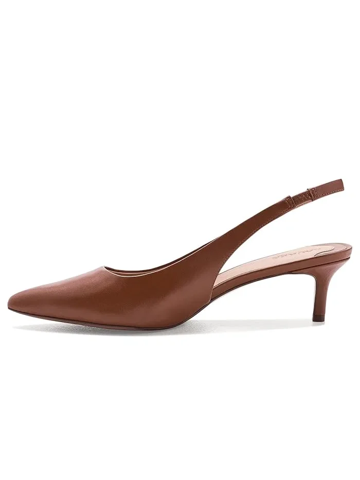 Туфли кожаные Lolah II Lauren Ralph Lauren — изображение 4 из 4, бежевый