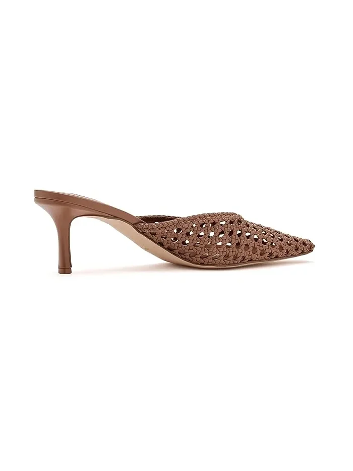 Туфли-мюли с квадратным носком Camenlaw Nine West — изображение 3 из 4, коричневый